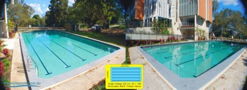 KIngs College University of Queensland Outdoor Residents Pool 